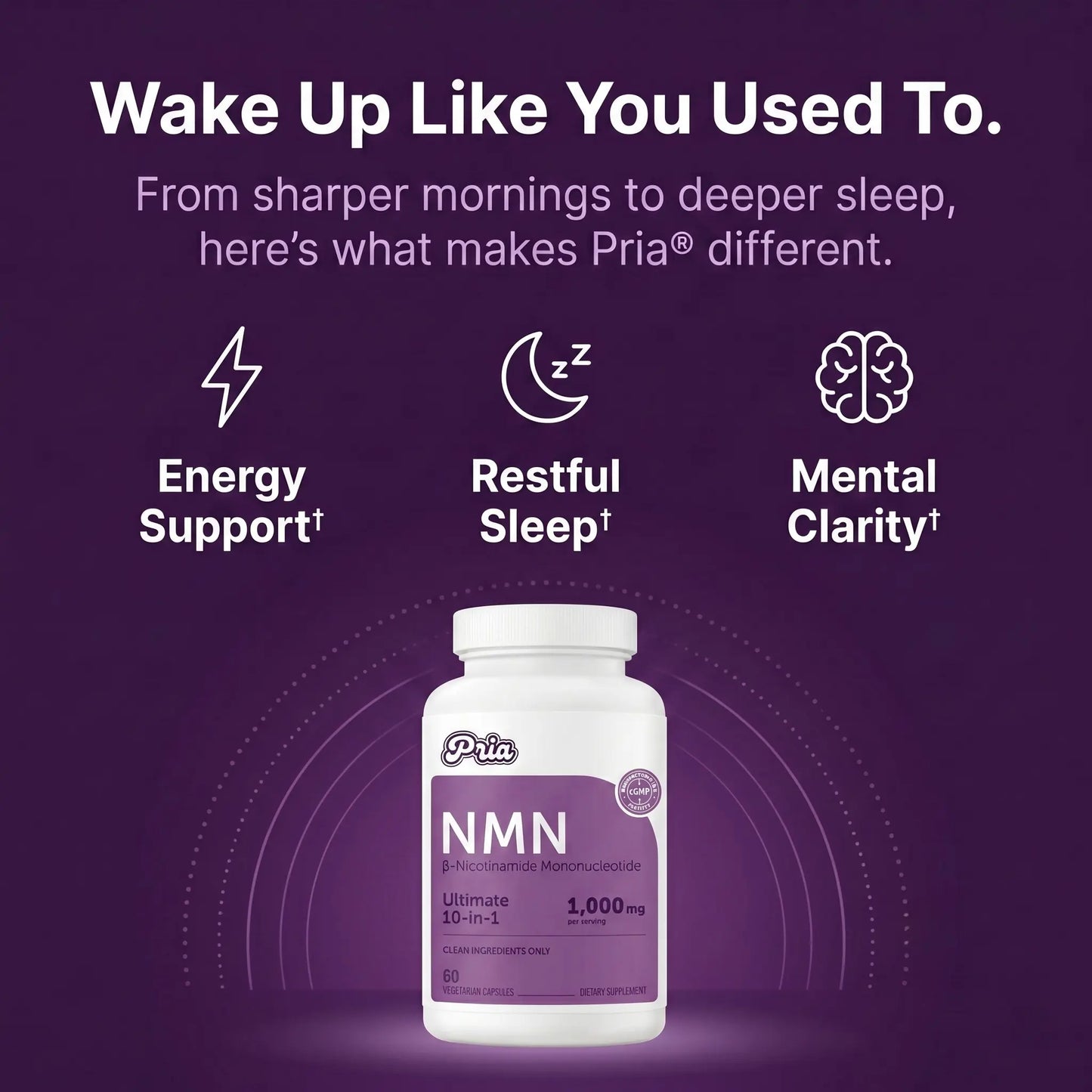 Pria® NMN + Longevity Complex