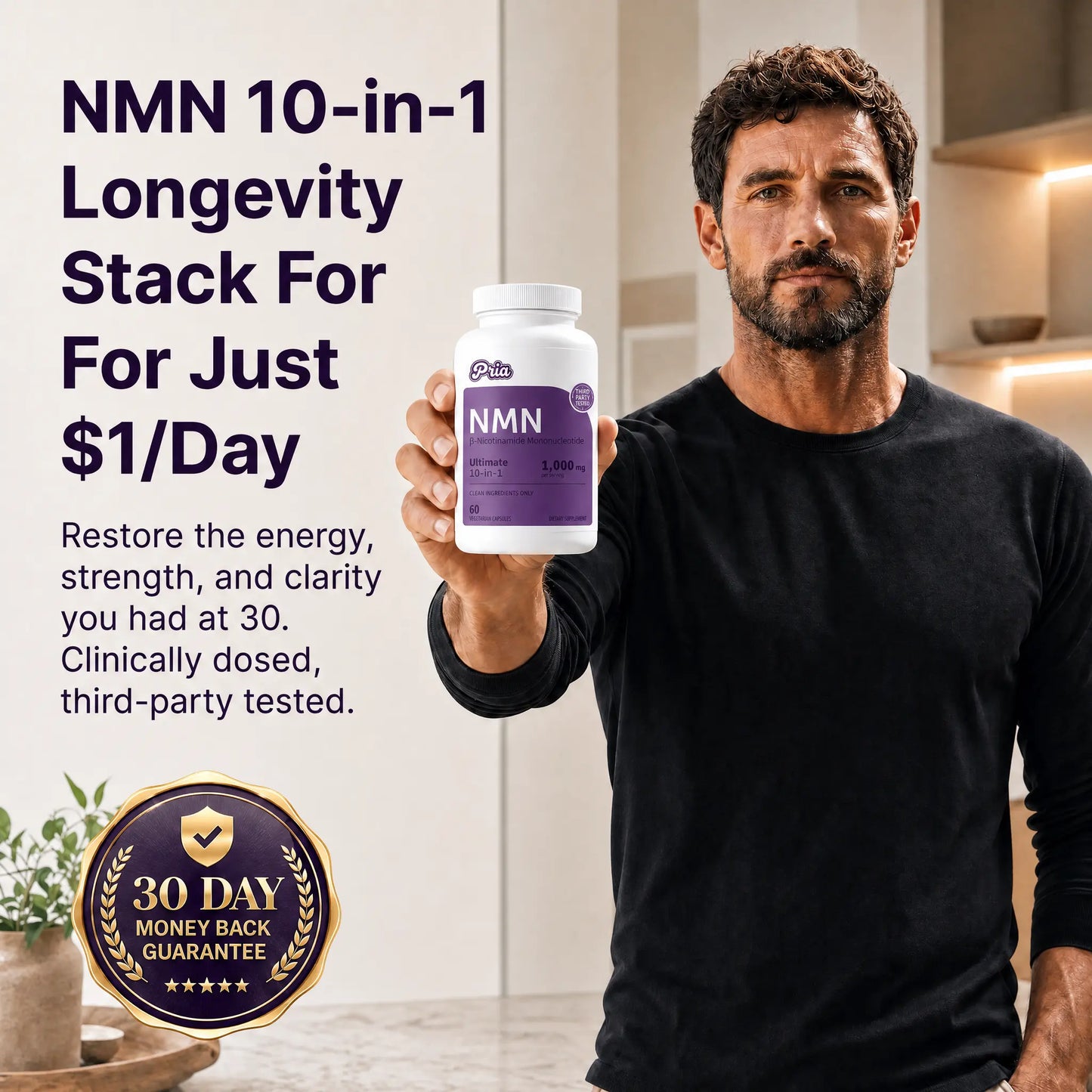 Pria® NMN + Longevity Complex